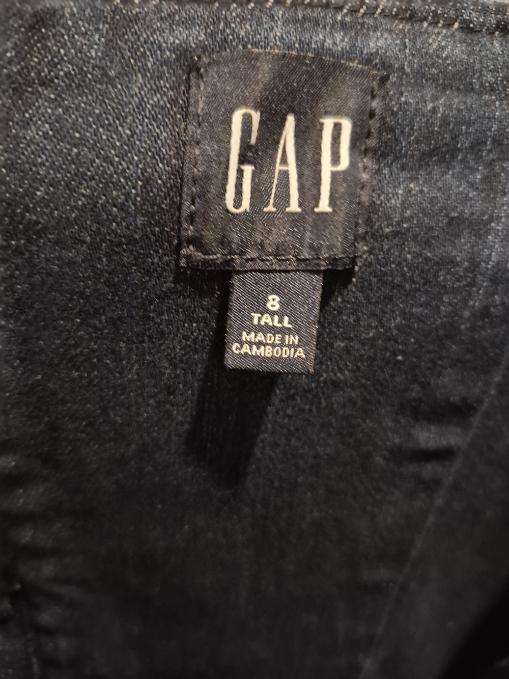 GAP Strapless Dark Blue Denim Dress - Picture 5 of 5